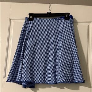 Wild Fable Blue and White A-Line Skirt
